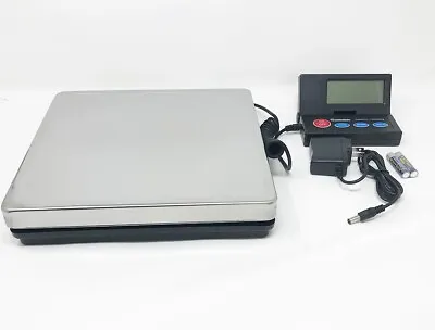 DIGITAL SHIPPING SCALE POSTAL PARCEL SCALE 110 LBS STAINLESS STEEL W/ AC ADAPTER • $39.99
