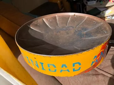 Trinidad & Tobago Small Steel Drum 29cm Diameter. Very Old And Tatty. UK SELLER • $80.82