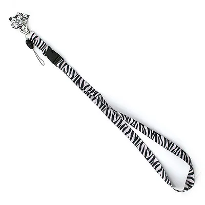 Black And White Zebra Animal Design 15  Lanyard For ID Badge Holder Keychain-New • $25.68