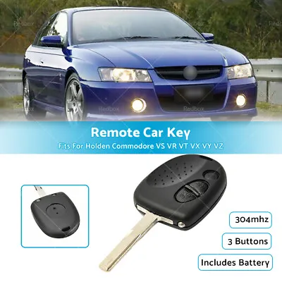 $53.99 • Buy Complete Remote Car Key 304MHz For Holden Commodore VS VR VT VX VY VZ 3 Buttons