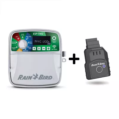 Rain Bird ESP-TM2 6 Station Outdoor Controller + LNK WIFI Module V2.0 • $352.88