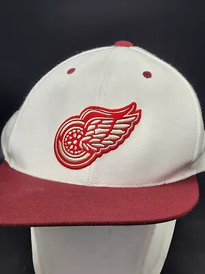 Detroit Red Wings Hat Baseball Cap Red/WhiteAdult Adjustablemitchell And Ness • $16