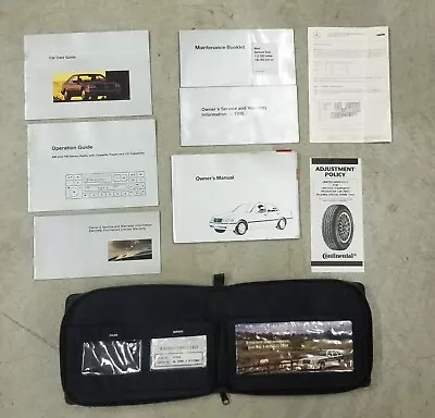 1995 Mercedes Benz C220 C280 C36 220 280 36 C Class Owners Manual SET With Case • $34.58