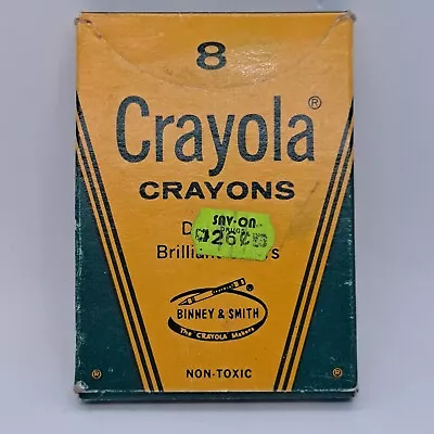 Vintage Crayola 8ct Box Binney & Smith. Only Has 7 Crayons (1 Broken) • $8.99