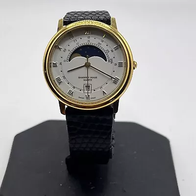 Sharper Image Moon Phase Watch Swiss • $9.99