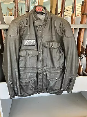 BMW Motorrad Mens Leather Motorcycle Jacket Designed Dainese Size 40 LTD EDITION • $275