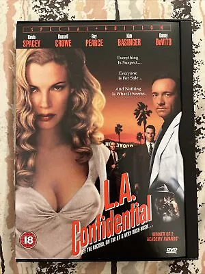 L.A. Confidential DVD *POLICE CORRUPTION THRILLER* Reg 2 UK • £1.65