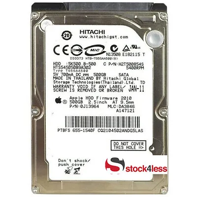 500GB Hard Drive For Macbook Pro 2.5  HDD • $14.78