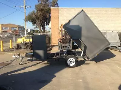 7x5  Box Trailer Hydraulic Tipper  Lawn Mower • $8500