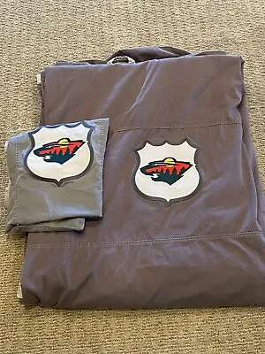 Pottery Barn Teen NHL Minnesota Wild Twin Duvet And Standard Sham • $21.99