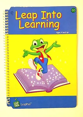 LeapPad Learning System Starter Book 'Leap Into Learning' Cartridge Not Required • £1.20