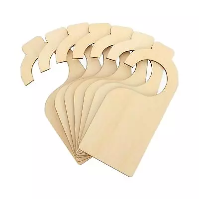 7 Pieces Blank Clothing Rack Divider Wooden For Wardrobe • £8.93