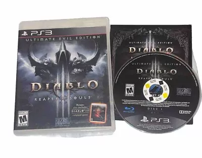 Diablo III: Reaper Of Souls Ultimate Reaper Edition PS3 PlayStation 3 2014) • $9.86