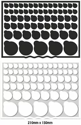 £4.50 • Buy Dr Zzeds 130 Mixed Vinyl Blackout LED Light Cover Dims Electronics Stickers 