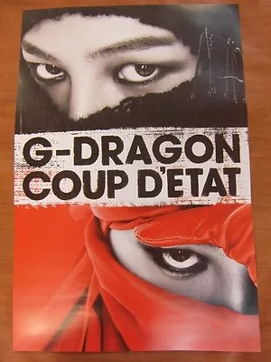 G-DRAGON - Coup D'etat [OFFICIAL] POSTER *NEW* K-POP GD BIGBANG • $4.99