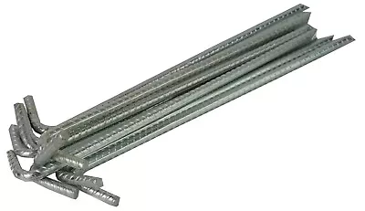 £14.59 • Buy Tent Pegs Heavy Duty Steel 300mm X 8mm Marquee Tarpaulin Awning Ground Stakes 