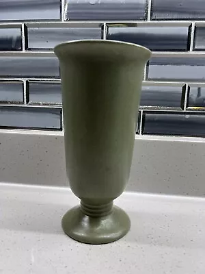 Haeger Pottery Matte Speckled Green Vase 9 In. Tall • $20