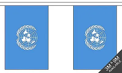 UNITED NATIONS BUNTING 9 Metres 30 Flags Polyester Flag • £14.50