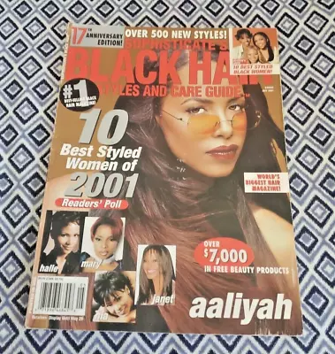 SOPHISTICATE'S BLACK  HAIR Aaliyah Halle Mary - May 2001 Vintage Magazine • $185