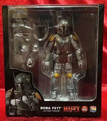MAFEX Star Wars Boba Fett 016 -Open Box- Real- Ship USA • $54.95