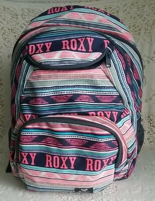 ⚘ROXY Women's Girl's Back Pack Bag Laptop Shadow Swell • $32.80