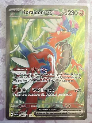 Pokemon - Koraidon Ex - 231/198 - Scarlet & Violet • $8