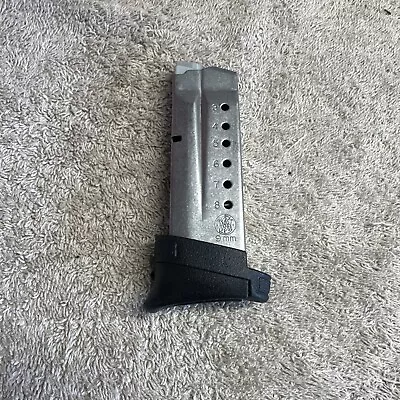 Smith & Wesson M&P Shield 9MM 8 Round Magazine With After Market Pinky Ext B#11 • $24.99