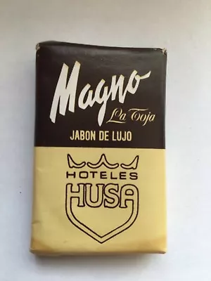 Vintage Hotel Soap Hoteles Husa Magno La Toja Jabon  De Lujo  • $2.45