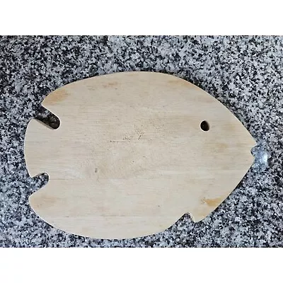 Primitive Vintage Wooden Fish Shaped Cheese/Cutting Board Wall Decor • $42