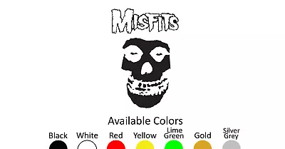 Misfits Vinyl Decal Sticker Custom Size And Color  • $4.50