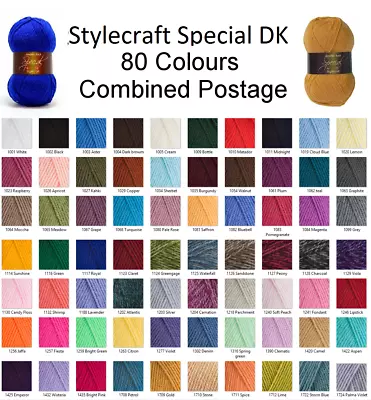 Stylecraft Special DK Wool Double Knitting & Crochet Yarn 100g Crochet Pattern • £2.15