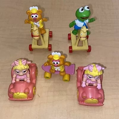 Vintage 1986 McDonald's Muppet Babies Happy Meal Toys - Lot Of 5 With Rides • $10