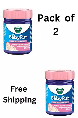 Vicks Baby-Rub Relief Ointment (Pack Of 2)  Specifically For Babies-Moisturise • $19.99