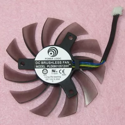 75mm MSI GTX 460 560 570 580 R6870 Fan Replacement 40mm 4Pin PLD08010S12HH R83.b • $8