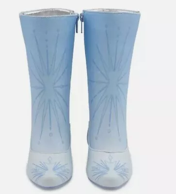 Disney Frozen Elsa Kids' Dress-Up Boots - Disney Store US 7/8 NEW • $23.99