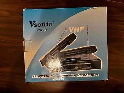 Vsonic VS-339 Dual Band VHF Wireless Microphone • $22.07