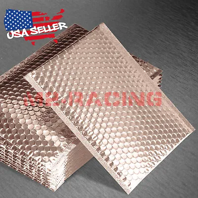 ANY SIZES# Metallic Rose Gold Poly Bubble Padded Mailers Shipping Envelopes Bags • $11.99