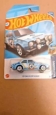 Hot Wheels Mainline Ford Escort RS1600 Rally • $5