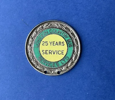 Vintage London Country Bus Service Silver Badge NO PIN  Public 25 Year Service • £9.99