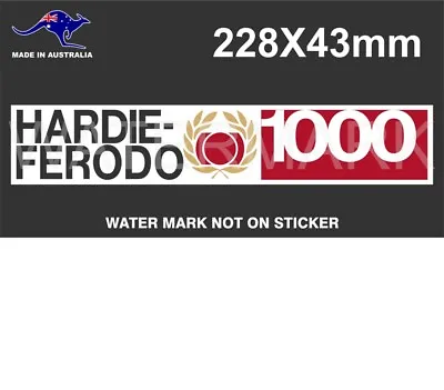 $5.50 • Buy Bathurst Hardie Ferodo 1000 Sticker Hsv Torana Vh Holden Ford Fpv Reproduction