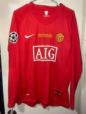 Manchester United 2007/08 Home Jersey UCL Final Ronaldo #7 • $75