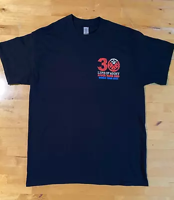 Life Of Agony 30 Years Of River Runs Red World Tour T-Shirt 2023 Size Medium • $60