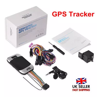 TK303F Vehicle Tracker Car GPS GSM Real-Time Tracking Device Auto Burglar Alarm • £25.59