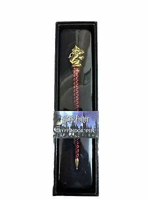 Harry Potter Gryffindor Pen Red Metal With Gift Box 849421002572 Brand New • $18