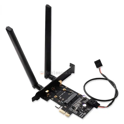 High Quality Mini PCI-e To PCI-e 1x 16x Wireless Adapter For Bluetooth Wifi Card • $11.99
