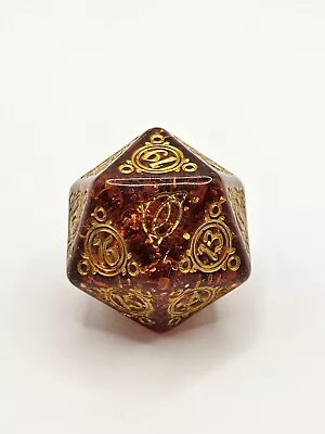 MTG - OVERSIZED D20 Spindown Dice Red | Lord Of The Rings Gift Bundle | Syd • $19