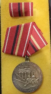 Medal Of Merit Of The Combat Groups Of The Working-Class GDR Silvercolored Model • $25