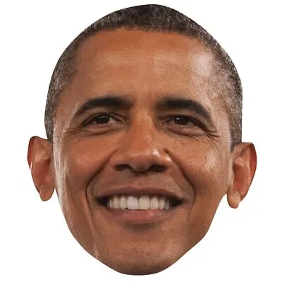 Barack Obama Celebrity Mask Flat Card Face • $5.96