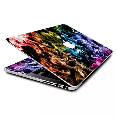 Skin Wrap For MacBook Pro 15 Inch Retina  Colorful Smoke Blowing • $16.98