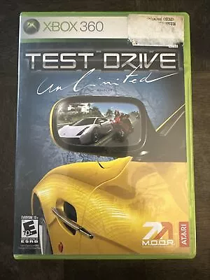 Test Drive Unlimited (Microsoft Xbox 360 2006) Manuel Game And Box • $8